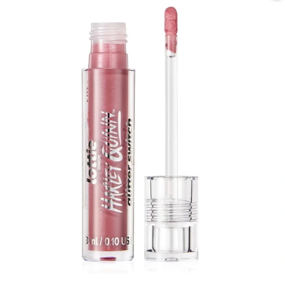 Lottie London Harley Quinn Transforming liquid Lipstick - from matte to glitter